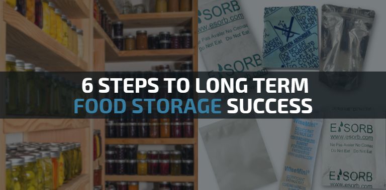 Six Steps to Storing Food Successfully